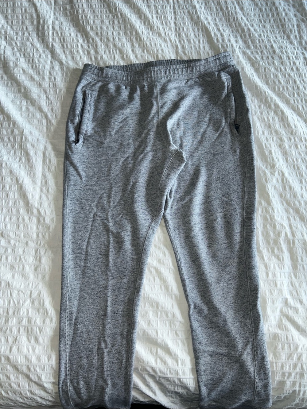 Roots Light Gray Sweatpants with Logo Tag